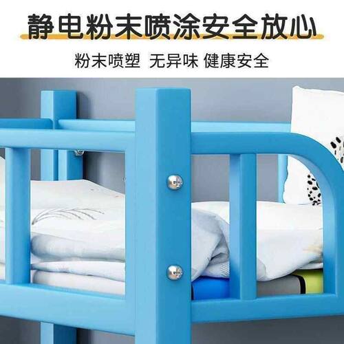 儿童上下铺双层床幼儿园床小学生床午托管班幼儿园小餐桌辅导午睡