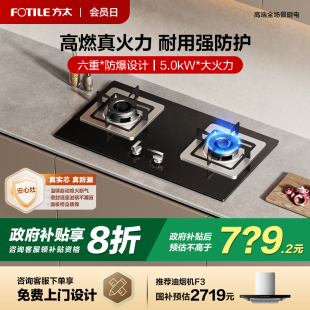 新品 方太TH30B燃气灶煤气灶家用双灶台天然气液化气官方旗舰店