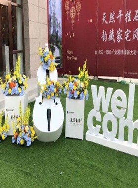 户外园林大提琴花架雕塑摆件创意别墅庭院金属园艺景观工艺品装饰