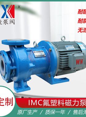 IMC32-20-130F衬氟塑料磁力泵 反应釜抽料泵 酸碱转移泵 母液泵