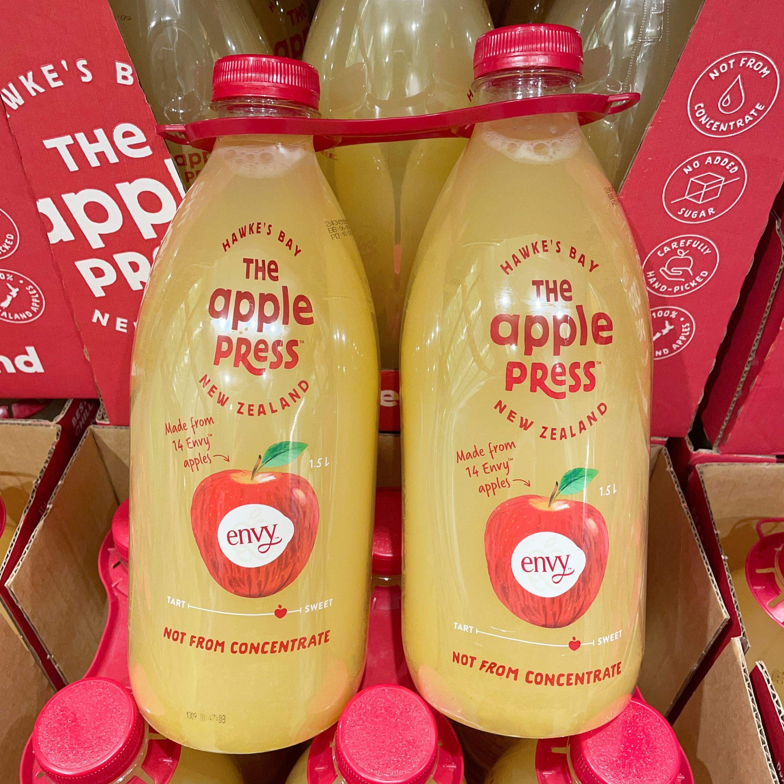 山姆 THE APPLE PRESS 新西兰进口原榨苹果汁 1.5L