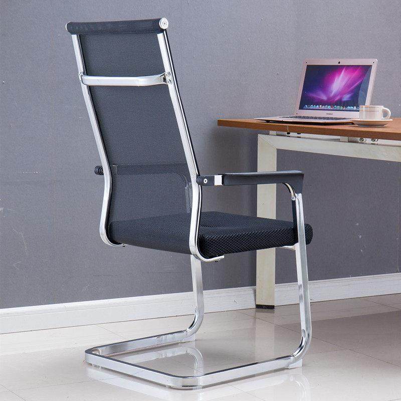 弓形办公椅子电脑椅职员椅家用电脑办公椅特价网布椅宿舍会议椅子