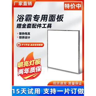 浴霸灯板 集成吊顶风暖面板LED卫生间中间照明灯芯替换配件大全