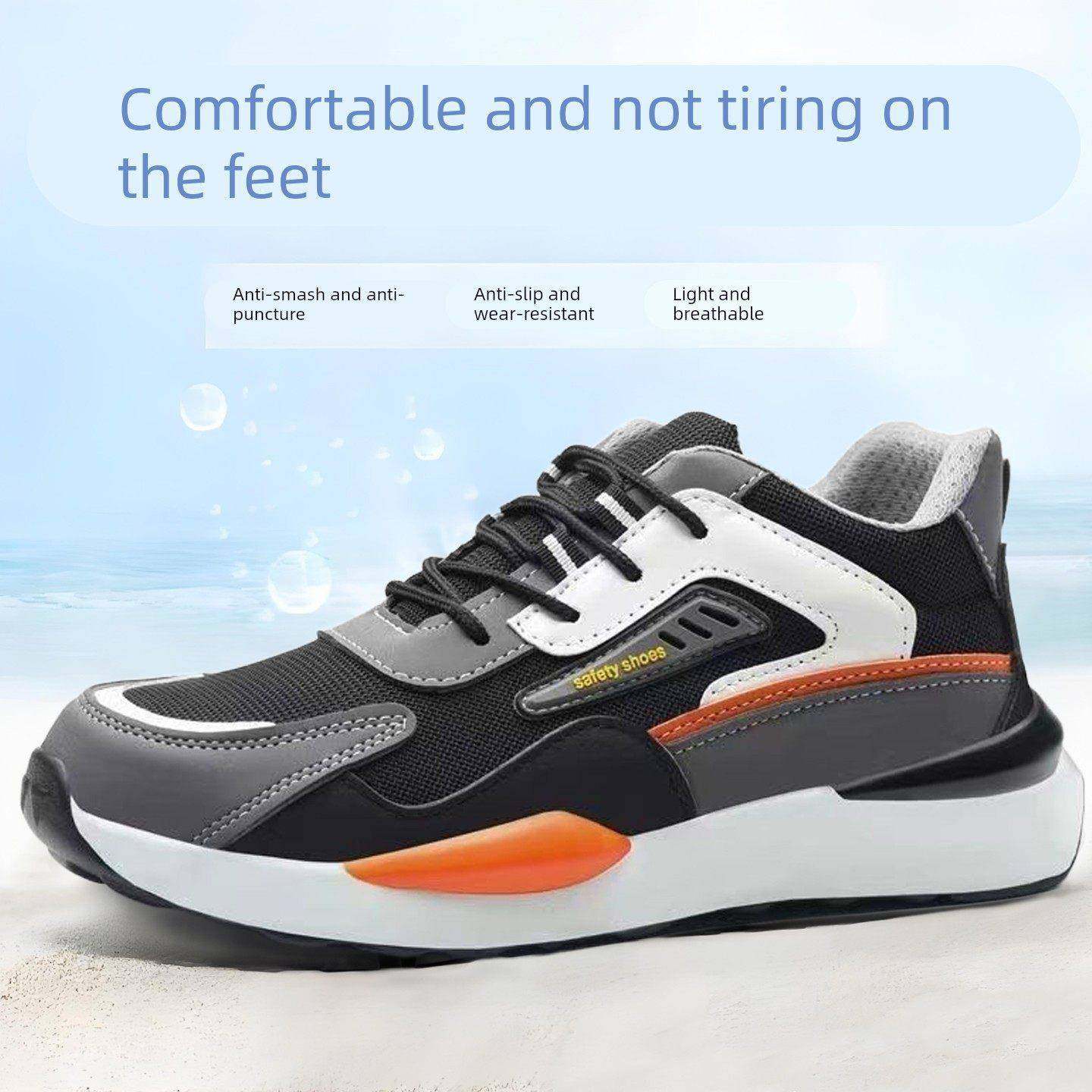 劳保鞋男款四季轻便舒适防砸防刺穿钢包头耐磨工地安全防护工作鞋,居家日用,防护鞋,淘宝优惠券,粉丝福利购,淘宝优惠卷