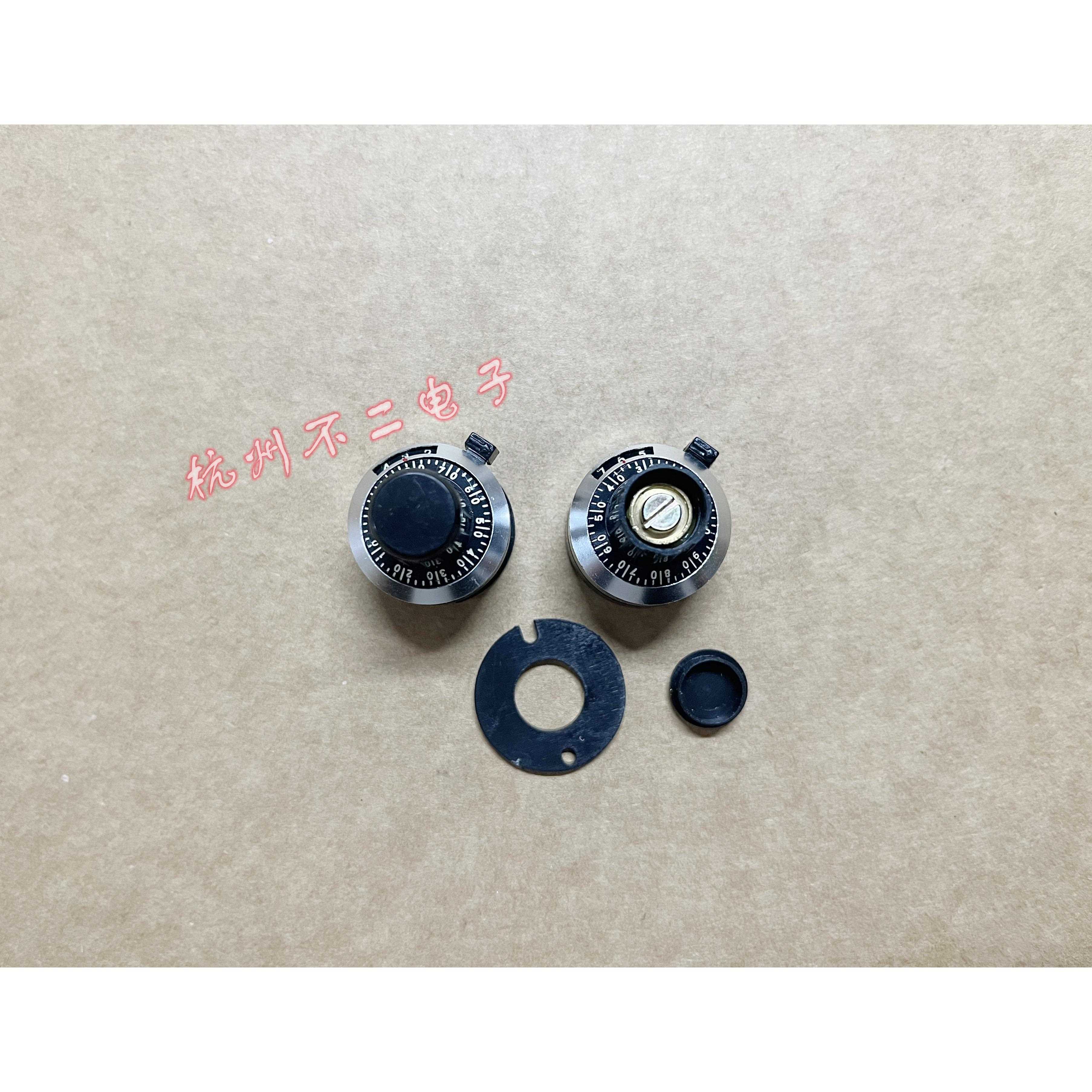 3540S 3590S精密电位器 数显旋钮 带刻度锁定 6.35mm轴 3窗口