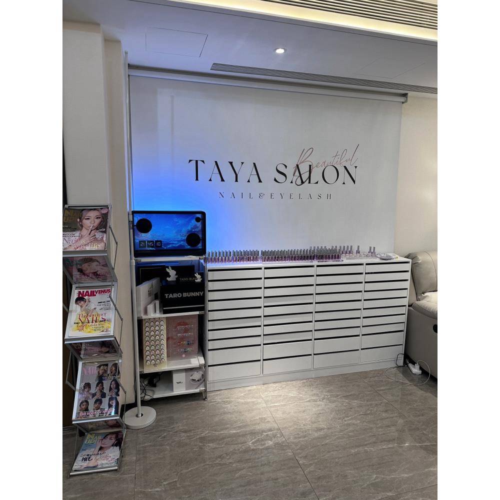 美甲柜展示柜美甲柜子指甲油展示柜美甲收纳柜美甲店储物柜抽屉式