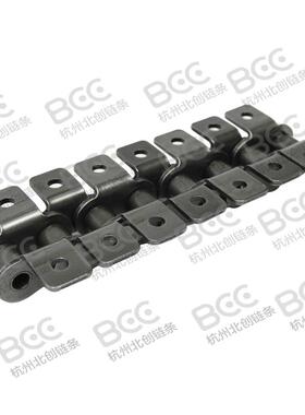 双侧内外弯板链条 单孔08A 08B 10A 12A 16A 20A 24A 32A 4分 5分
