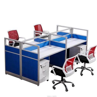 厦门办公家具屏风电脑桌卡座多4人员工桌隔断职员办公室桌椅组合