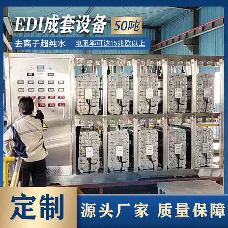 edi模块超纯水反渗透工业设备半导体电厂光伏制5吨EDI膜块