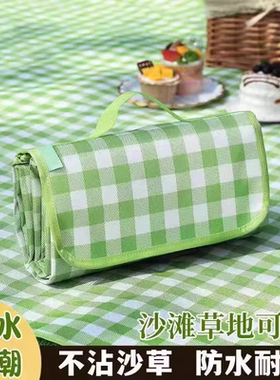 野餐垫加厚加大无纺布户外防潮垫便携春游地垫野餐垫露营布垫子