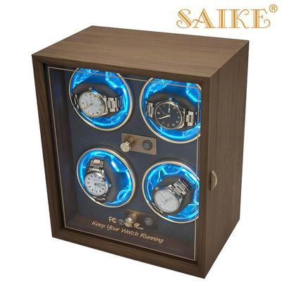 【轻奢版】黑胡桃4表位全自动机械手表上链摇表器家用电动转表器