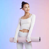 天然橡胶瑜伽垫专业防滑无异味女加厚男健身地垫家用初学者隔音纯