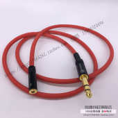 大三芯公转小三芯孔 6.5公转3.5母音频延长线6.35对3.5mm转接头线