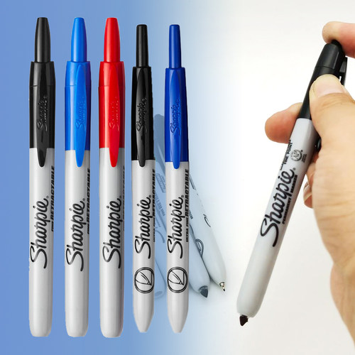 shanpie记号笔按动式无笔帽