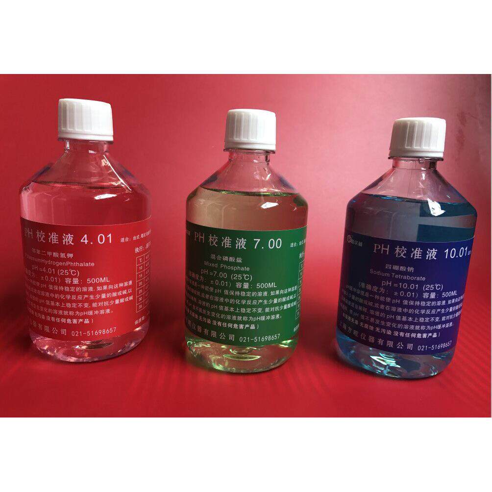 PH标准液/7.00/4.01/10.01/PH校准液/PH缓冲液/酸度计校准液500ML