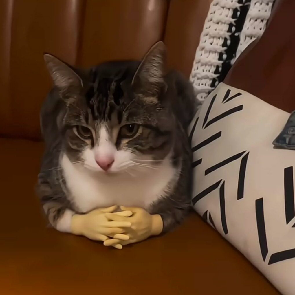 【揣手手猫猫专用】趣味小手指套逗猫撸猫迷你玩具搞怪拍照道具