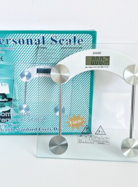 厂家180kg玻璃体重秤电子秤2005D礼品秤家用健康人体秤高精度