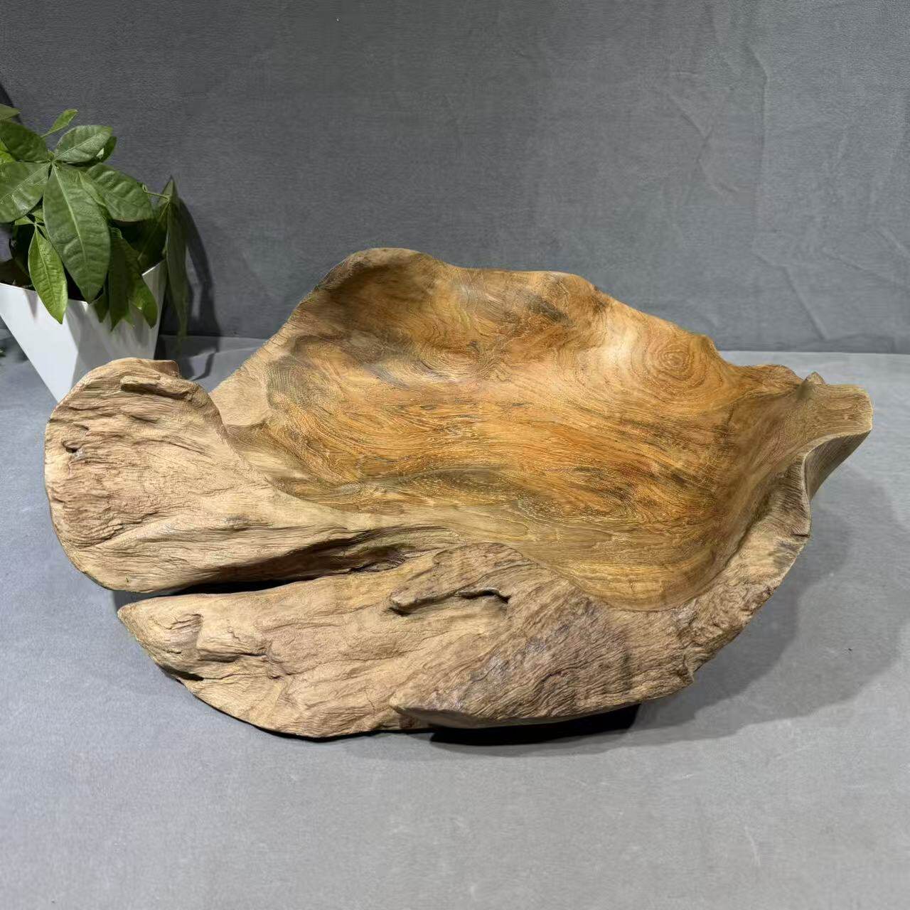 柚木木果盘实木水果盘侘寂风原木托盘蜡烛盘零食收纳盘摆件木质,家居饰品,果盘/果篓,淘宝优惠券,粉丝福利购,淘宝优惠卷