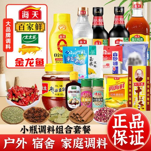调料套装组合海天厨房做饭炒菜