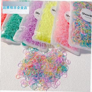 湾showme宠物皮筋专用迷你赛B级发圈马尔济斯扎辫子不粘毛发圈.