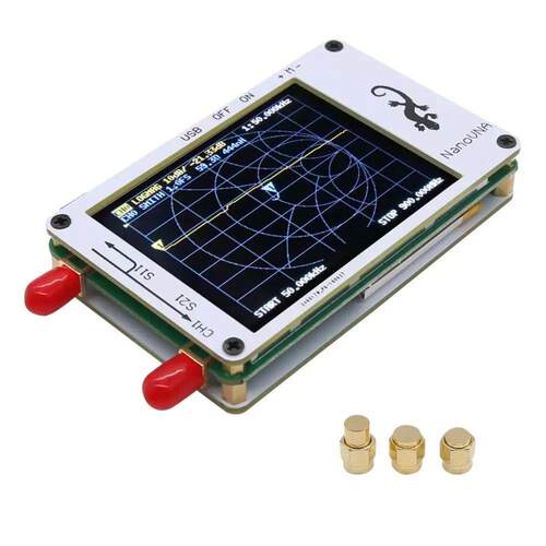 2.8寸矢量网络分析仪VNano VNA支持50KHz ~ 900KHz天线网络分析仪