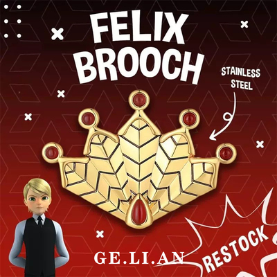 瓢虫雷迪周边胸针奇迹孔雀开屏二次元饰品道具cos动漫卡通配饰女