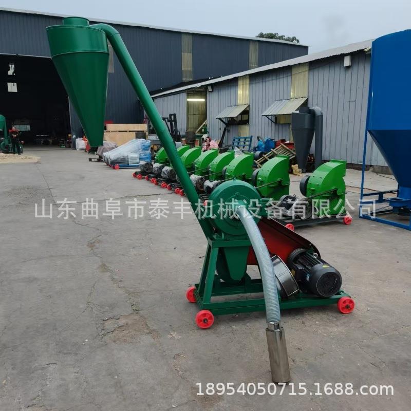 小麦玉米豆类齿盘粉碎机家用一风吹磨面机自吸式齿盘磨粉机