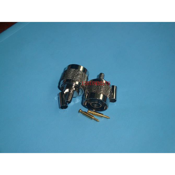 N公馈线接头 N-CJ-3 内螺内针 射频RF接头 铜材加厚 配50-3线缆