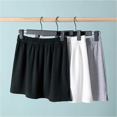 棉布屁帘女下摆冬季卫衣打底半身裙遮臀短裙加厚大码内搭叠穿春秋