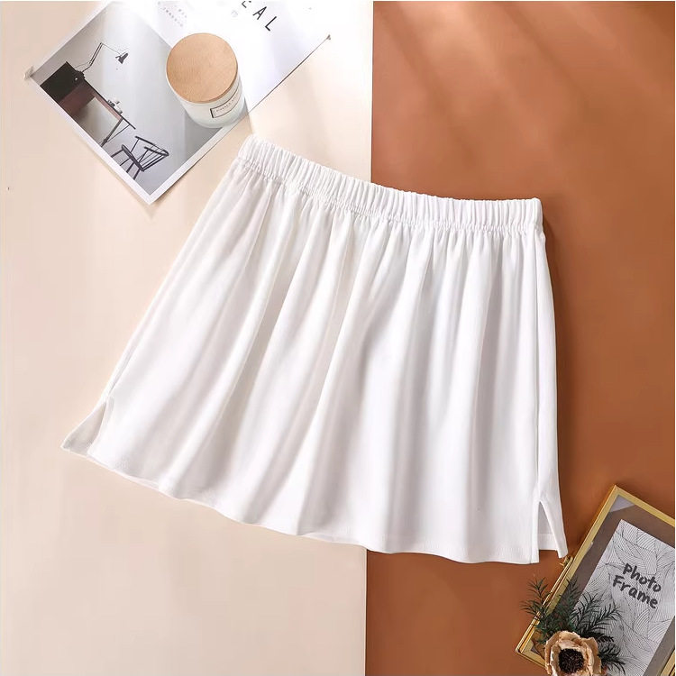 棉布屁帘女下摆冬季卫衣打底半身裙遮臀短裙加厚大码内搭叠穿春秋