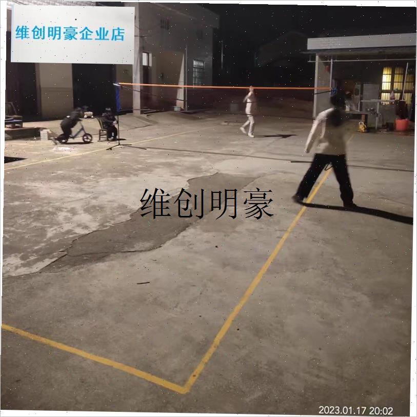 lAH可携式羽毛球网架折叠可移动简易室内家O用标准拦户外网柱架子