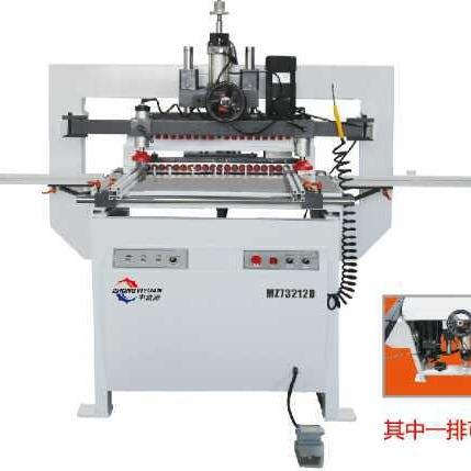方型双排钻中意源木工钻孔机出口型排钻机三合一打孔家具钻孔