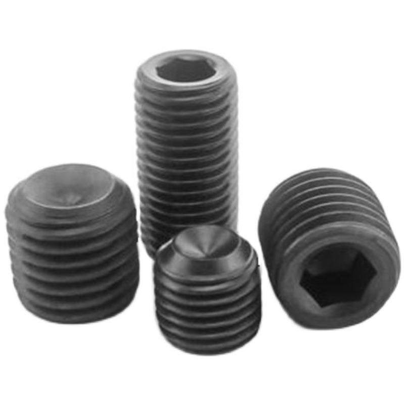 鹏驰DIN916合金钢12.9级细牙无头螺丝机米内六角紧定M6-M12