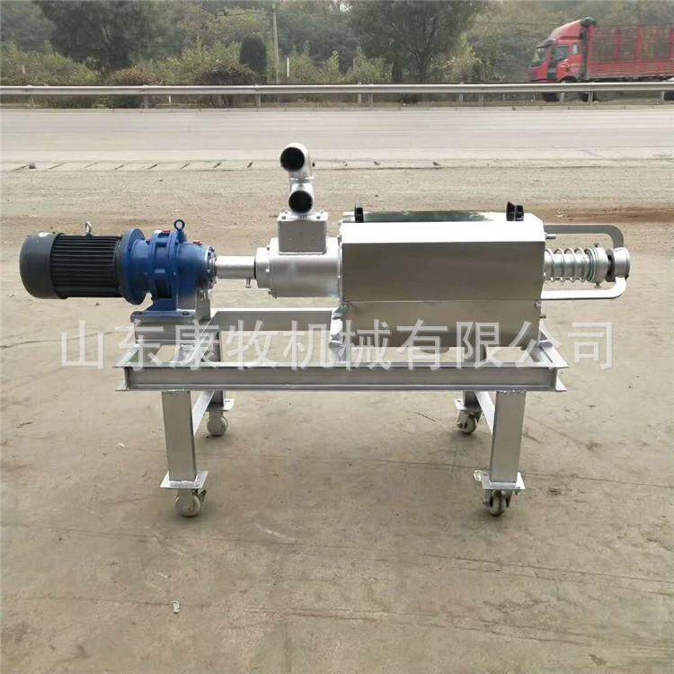 养殖场粪便脱水机小型猪粪牛粪挤干机斜筛式固液分离机