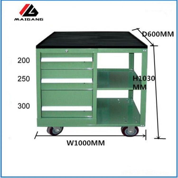 麦冈MG-Z001M汽保汽修工具柜五金加厚零件柜3抽多功能组合工具车