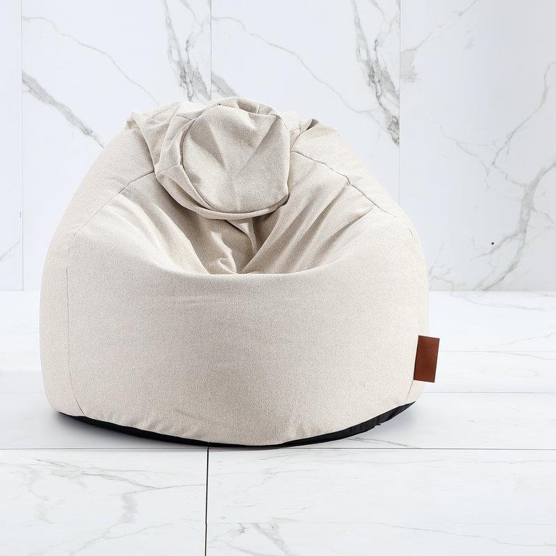 麻布料TVK懒人沙发创意阳台榻榻米豆袋舒适沙发豆包单人小沙发