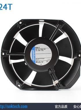 德国原装进口1725124V0.718W铝框服务器散热风扇6424T