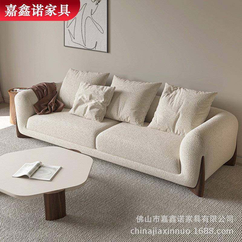 现代轻奢布艺奶油风沙发小户型创意设计师款客厅宽松舒适实木沙发,电子/电工,接线端子,淘宝优惠券,粉丝福利购,淘宝优惠卷