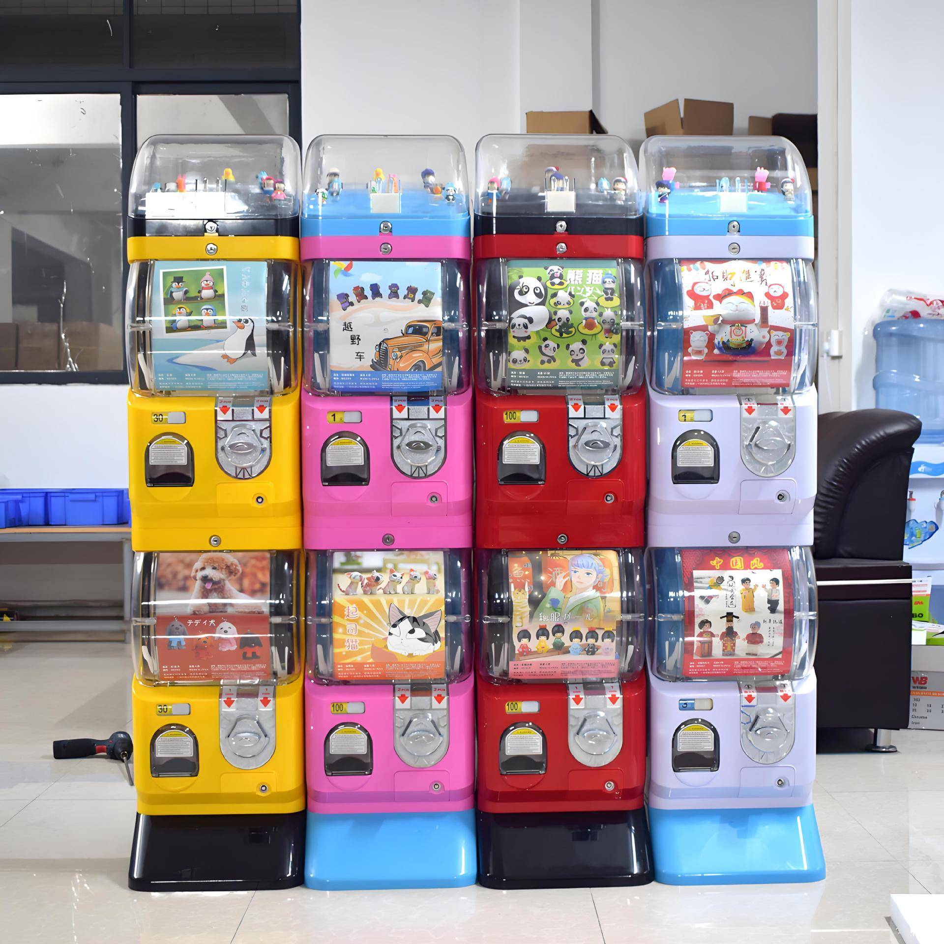 商用不插电机械双层扭蛋机大型自动扭蛋售货机儿童投币扭蛋机