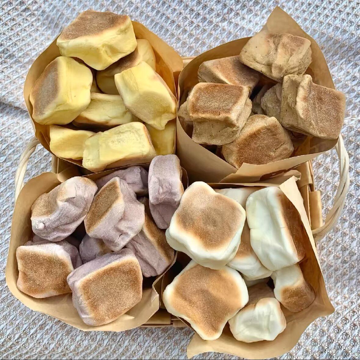 南瓜巧饼山东特产巧饼小火烧紫薯红枣巧饼巧果饽花喜饼馍馍手工馍