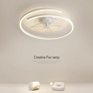 卧室吊扇灯吸顶灯设计师灯具主卧房间家用卧室饭厅吊扇灯2025新款
