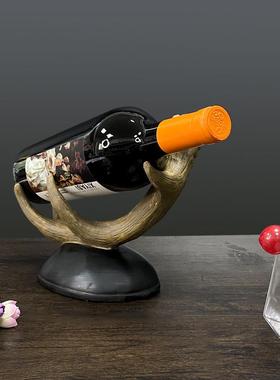 跨境可美式复古酒柜装饰品办公室桌面摆设客厅工艺品创意摆件