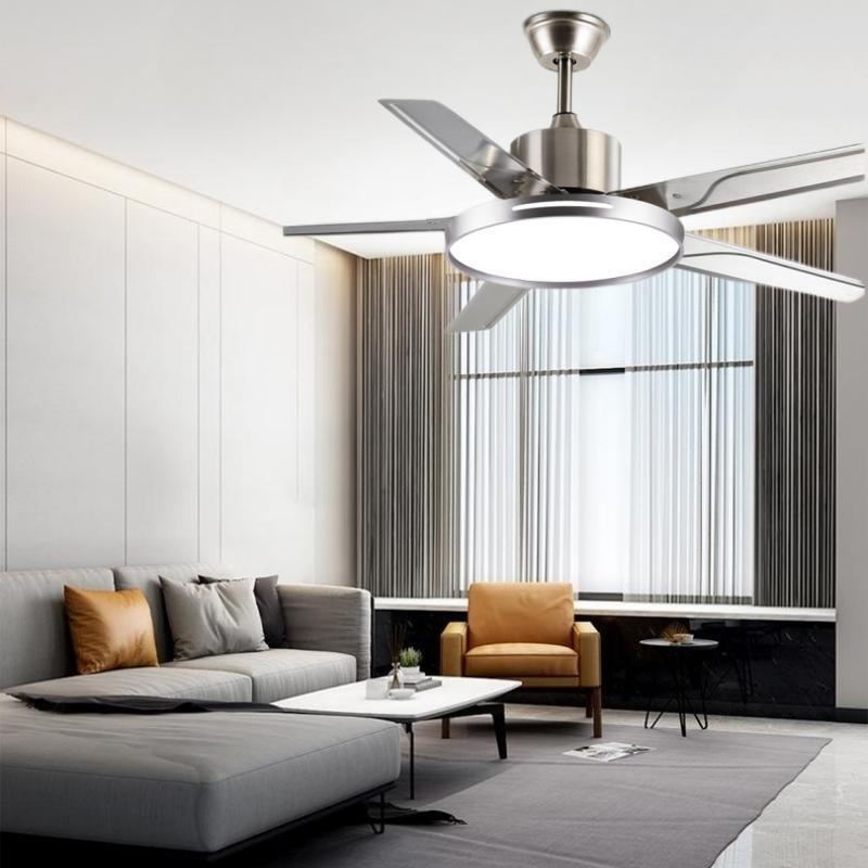 变频静音吊扇灯餐厅客厅卧室家用吸顶灯风扇吊灯一体大尺寸风扇灯