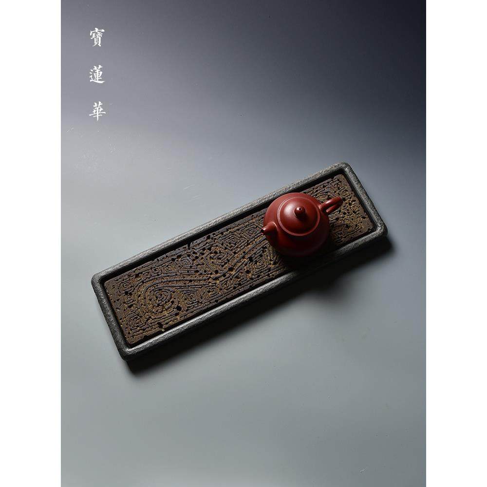 雕龙纹乌金石小茶盘 火山岩壶承石托盘 干泡茶盘养壶托石茶台茶海,餐饮具,茶盘,淘宝优惠券,粉丝福利购,淘宝优惠卷