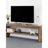 侘寂风实木电视柜门厅覆古矮柜小户型客厅展示地柜背景墙装 饰斗柜