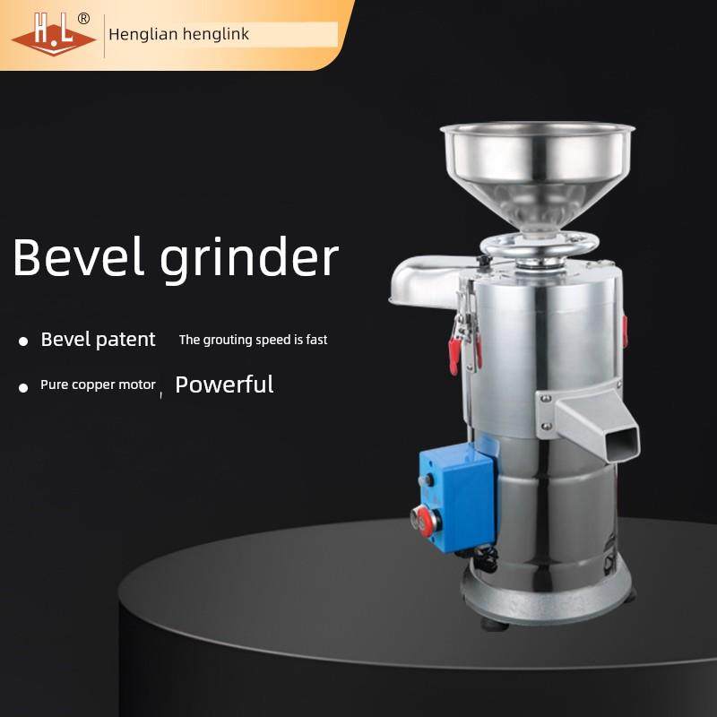 恒联商用斜面豆浆机浆渣分离机无过滤大豆粉碎机豆腐豆腐机打浆机