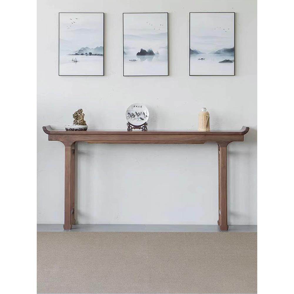 采购产品新中式入口桌，墙入口柜，条形箱，隔板，端景桌，实木入,住宅家具,门厅/玄关柜/玄关架,淘宝优惠券,粉丝福利购,淘宝优惠卷