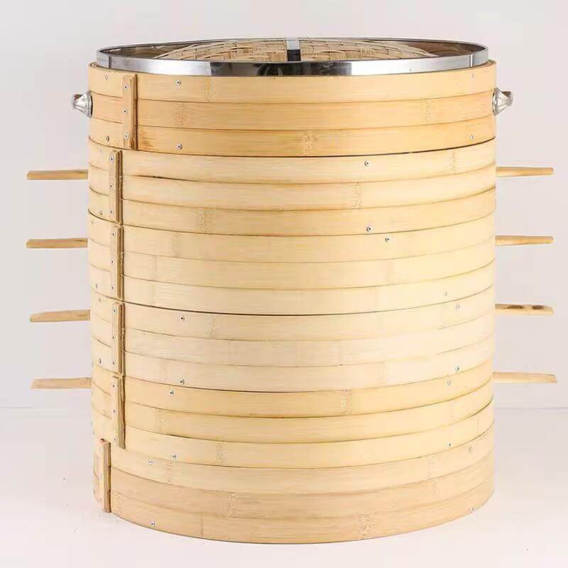 全竹蒸笼商用52/47/45/43厘米竹笼老式手工竹制蒸笼早餐店大蒸笼