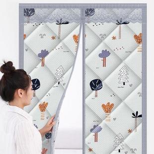 加厚挡风帘冷库保温隔断帘商铺隔音空调帘 家用保暖防寒棉门帘冬季