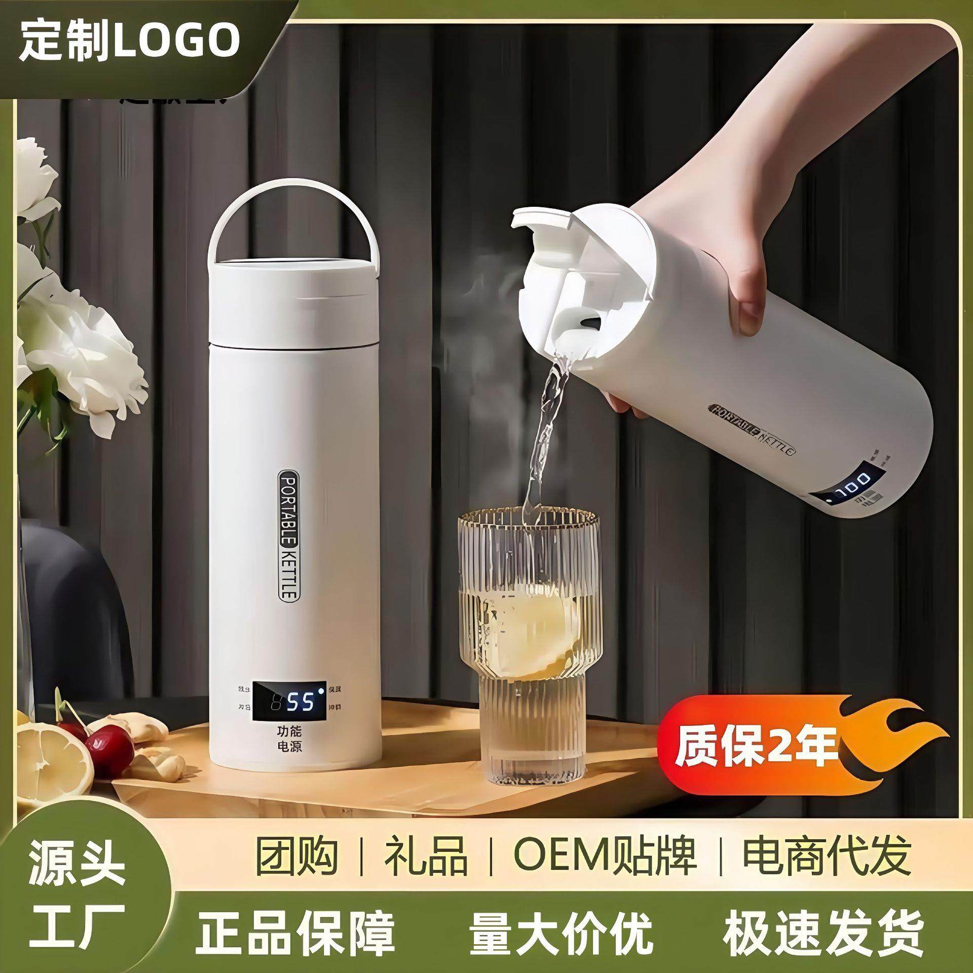 便携式出差旅行烧水壶加热烧水杯开水杯学生宿舍家用杯子迷你小型